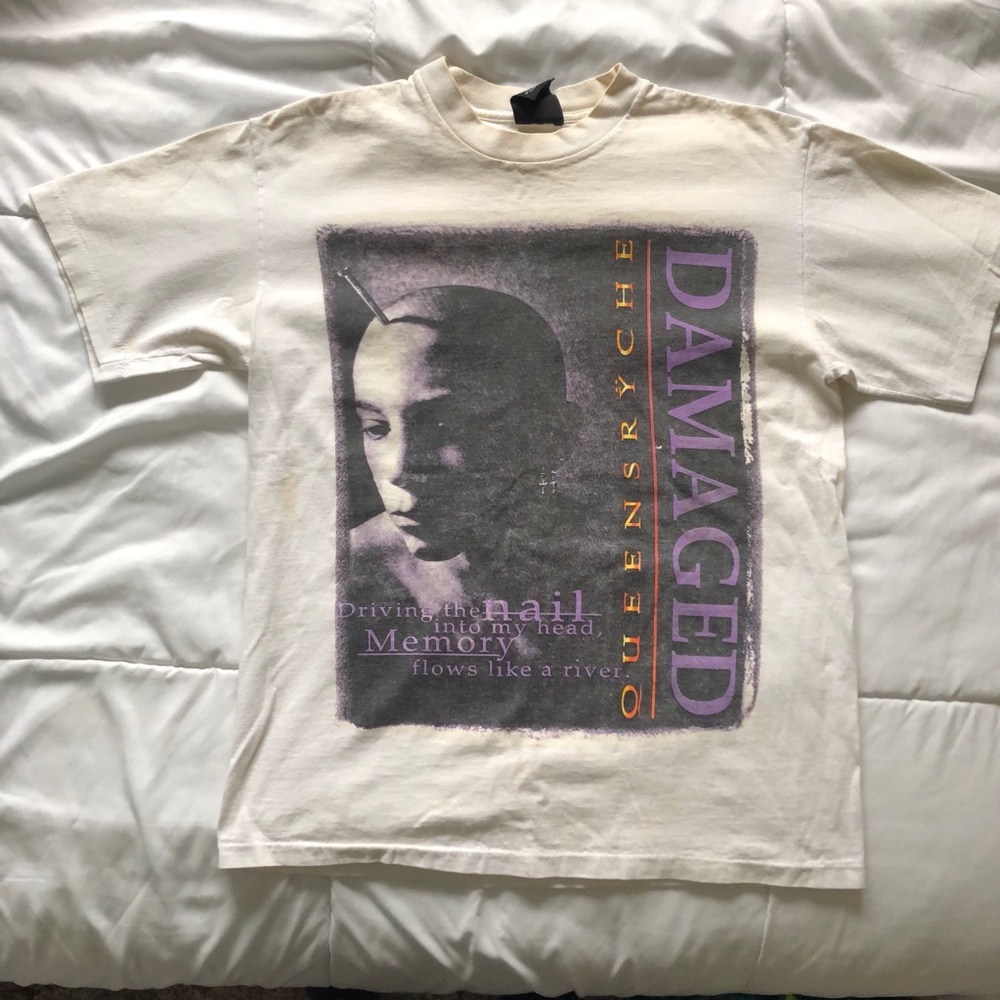 Queensryche Damaged Promisedland 90s band T